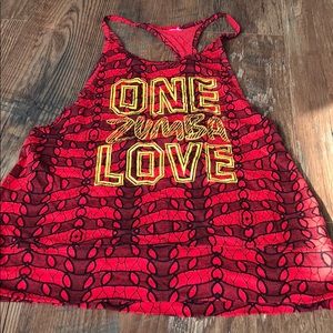 One Love ZumbaFitness RacerBack Tank.
